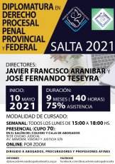 DIPLOMATURA EN DERECHO PROCESAL PENAL PROVINCIAL Y FEDERAL..